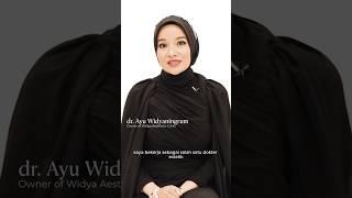 Setiap wanita yang sering bepergian tampil terbaik dan cantik adalah suatu keharusan dr Ayu Widya.