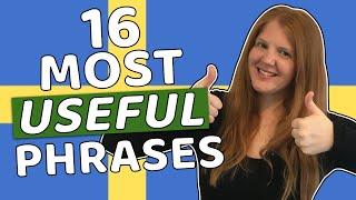 Learn Swedish basic phrases - 16 Swedish words and phrases you need to communicate in Swedish