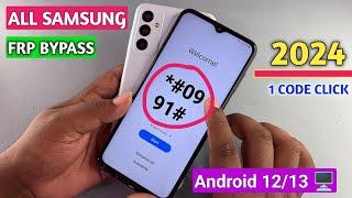 New Trick 20242023  Samsung Frp Bypass Android 1213 Without Pc  Gmail Account Lock Remove *#0*#