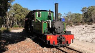 Bennett Brook Railway - First steam service of 2024 - 4K