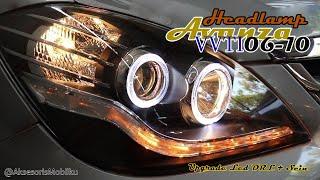 Review Headlamp Avanza VVTI 2006-2010 Angel Eyes Terbaru