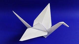 Origami Crane out of paper