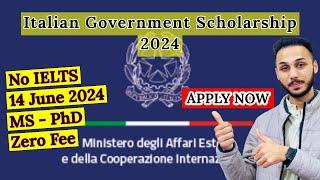 How to Apply for Italian Government Scholarship 2024  Italy Government Scholarship 2024 #italy