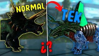 DIFERENCIAS ENTRE DINO NORMAL TEK TIPO X TIPO R Y ABERRANTE - ARK