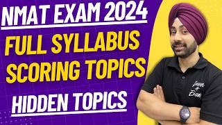 NMAT Exam 2024 Complete Syllabus Breakdown & Top Scoring Topics