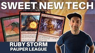 TRYING NEW TECH - MTG Pauper Ruby storm is so fun I cant stop working on the deck