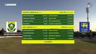 Live Cricket  South Africa A vs Sri Lanka A  1st Unofficial Test  Day 2