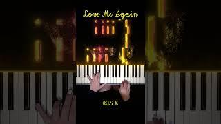 BTS V - Love Me Again Piano Cover #LoveMeAgain #Taehyung #PianellaPianoShorts