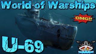 U-69 zu STARK für T6? *Deutsches U-Boot T6*️ in World of Warships 