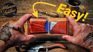 Could It Be This EASY? Making a Leather Wallet and All Tools Explained The Faulkner