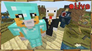 Minecraft - WSquid + Sqaishey -  Live