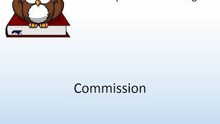 How to say Commission in English? - Pronunciation Owl