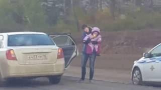 2 аварии и пробка на выезде из Ижевска в сторону Сарапула 2 октября 2016 в 15 часов
