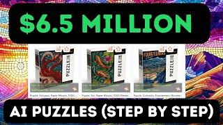 Create beautiful AI art and sell PUZZLES - Very profitable for Etsy and Shopify Print on Demand