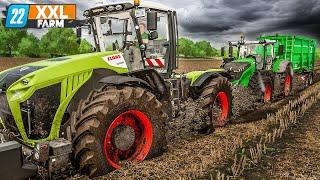 LS22 SCHLAMM-Desaster Abschleppen mit dem CLAAS XERION  XXL Farm #67  FARMING SIMULATOR 22