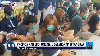 Buntut Promosikan Judi Online 6 Selebgram Ditangkap Polisi - BIS 2706