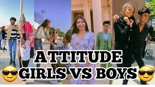 GIRLS VS BOYS ATTITUDE TIKTOK VIDEONEW TRENDING VIRAL 2023 VIDEO