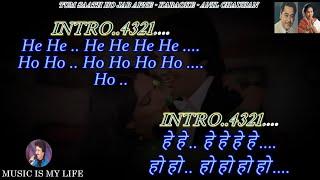 Tum Saath Ho Jab Apne  Re-upload  Karaoke With Scrolling Lyrics Eng. & हिंदी