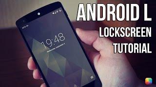 Android L Lockscreen Tutorial