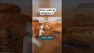 Morty sucks at Helldivers #helldivers #helldivers2 #gaming