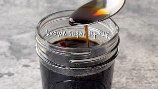 Starbucks SECRET Brown Sugar Syrup Recipe