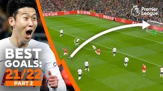 BEST Premier League goals of 202122 ft. Son Heung-min Cristiano Ronaldo & more  Part 2