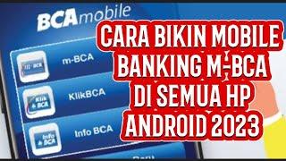 Cara bikin mobile banking m-Bca di semua hp android 2023