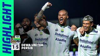 Duo Brazil Pesta Lima Gol di Kandang Dewa United  Match Highlights Dewa United vs PERSIB