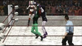 Harley QuinnPoison Ivy vs. StarfireRaven W. Tag Team Championship God of War II M2