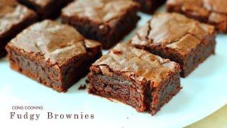 New York Famous Bakerys Secret Recipe  Just Stir to Make Perfect Fudgy Brownies  Cong Cooking