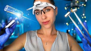 ASMR Deep inside your EARS Otoscope ear exam  EAR CLEANING for Sleep Roleplay