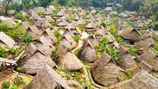 【4K】The last primitive tribe in China Wengding Village the remnants of Wa dance and culture.