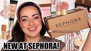 SO MUCH NEW MAKEUP AT SEPHORA  HUGE TRY-ON HAUL