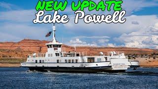 Lake Powell Water Level Update July 2024 - Charles Hall Ferry returns