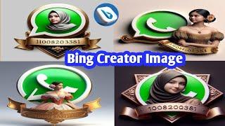 How yo make WhatsApp logo in bing create image #mitch elisterio$