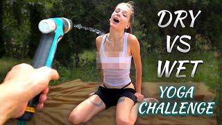 Transparent Dress Haul  Dry vs Wet yoga Challenge