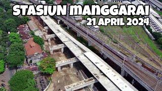 Stasiun Manggarai 21 April 2024  #dronevlog8
