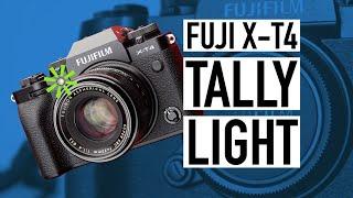 Fuji XT4 Video Settings  Tally Light