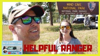 CAMPING WITH FRIENDS IN THE MOUNTAINS  WIND CAVE NATIONAL PARK CLOSED  HELPFUL RANGER VANLIFE