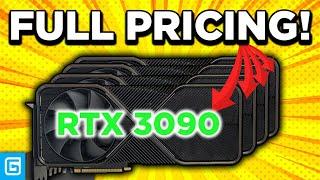 Nvidia’s ENTIRE RTX 3000 Pricing Leaked RTX 3090 Pictured