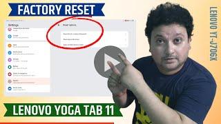How To Factory Reset On Lenovo Yoga Tab 11  Lenovo Yoga टैबलेट पर मास्टर रीसेट कैसे करें