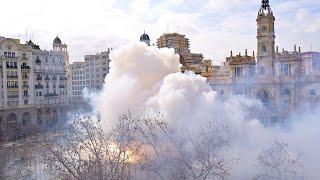 The First Real Mascletà at the Plaza del Ayuntamiento since 2020 - Fallas 2022