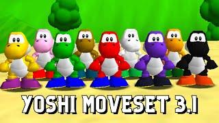 Super Mario 64 PC Port - Yoshi moveset 3.1