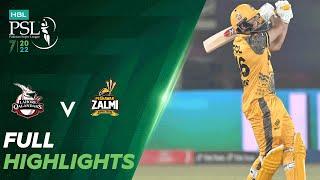 Full Highlights  Lahore Qalandars vs Peshawar Zalmi  Match 9  HBL PSL 7  ML2T