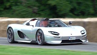 Koenigsegg CC850 Exhaust Sounds Revs Accelerations @ FOS Goodwood 2024