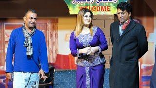 Kiran Butt With Falak Sher & Hussnain Kamal  New Punjabi Stage Drama Clip  Best Comedy 2024