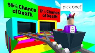CHOOSE A SAFE Track on Roblox Create a Cart Ride