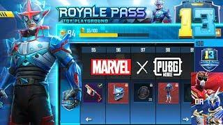 PUBG MOBILE SEASON 13 ROYALE PASS - 100 RP OUTFIT & ALL NEW REWARDS