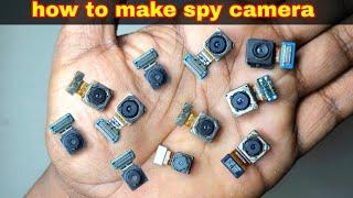 HOW TO MAKE SPY CAMERA AT HOME  USING PHONE CAMERA