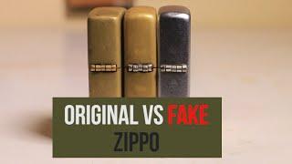 ORIGINAL VS FAKE #ZIPPO  zippo asli vs zippo palsu